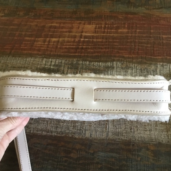 Madewell Avalon Pink Shearling Crossbody Bag - Picture 11 of 12